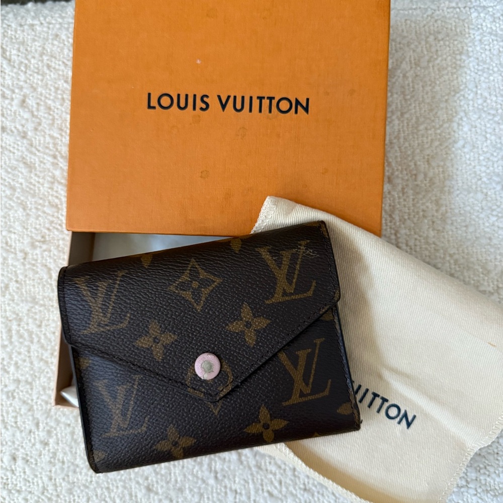 Louis Vuitton Monogram Compact Wallet Brown